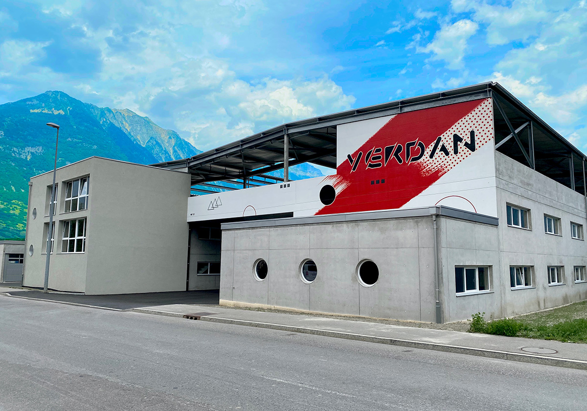 mural painting and signage for a new storage facility